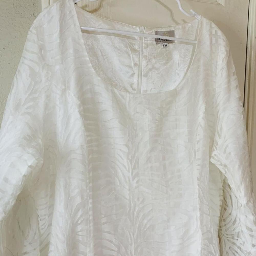 XL Serefina WHITE Beautiful Fully Lined White Lace Fit N Flare Midi Dress - Picture 7 of 13